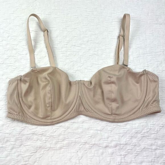 BUY 1 GET 1 FREE Nude unlined Balconette bra 36c tan